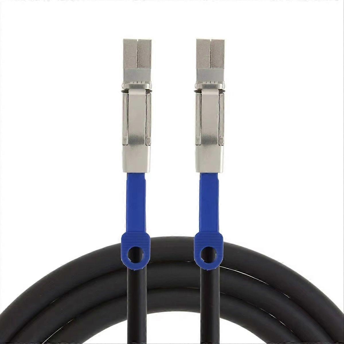 Minsas 4x Sff-8644 Zu Sff-8644 Kabel, Mehrlagig Geschirmtes Kabel Für Festplattenserver, Datensynchronisation, 1 M