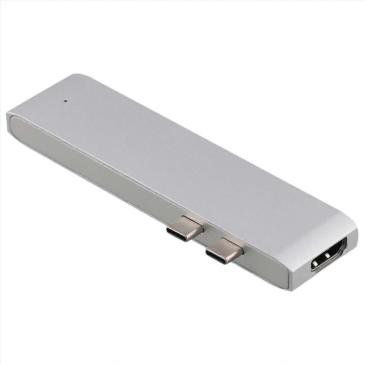 7-in-1 Dual-usb-typ-c-hub, Usb-typ-a-adapter