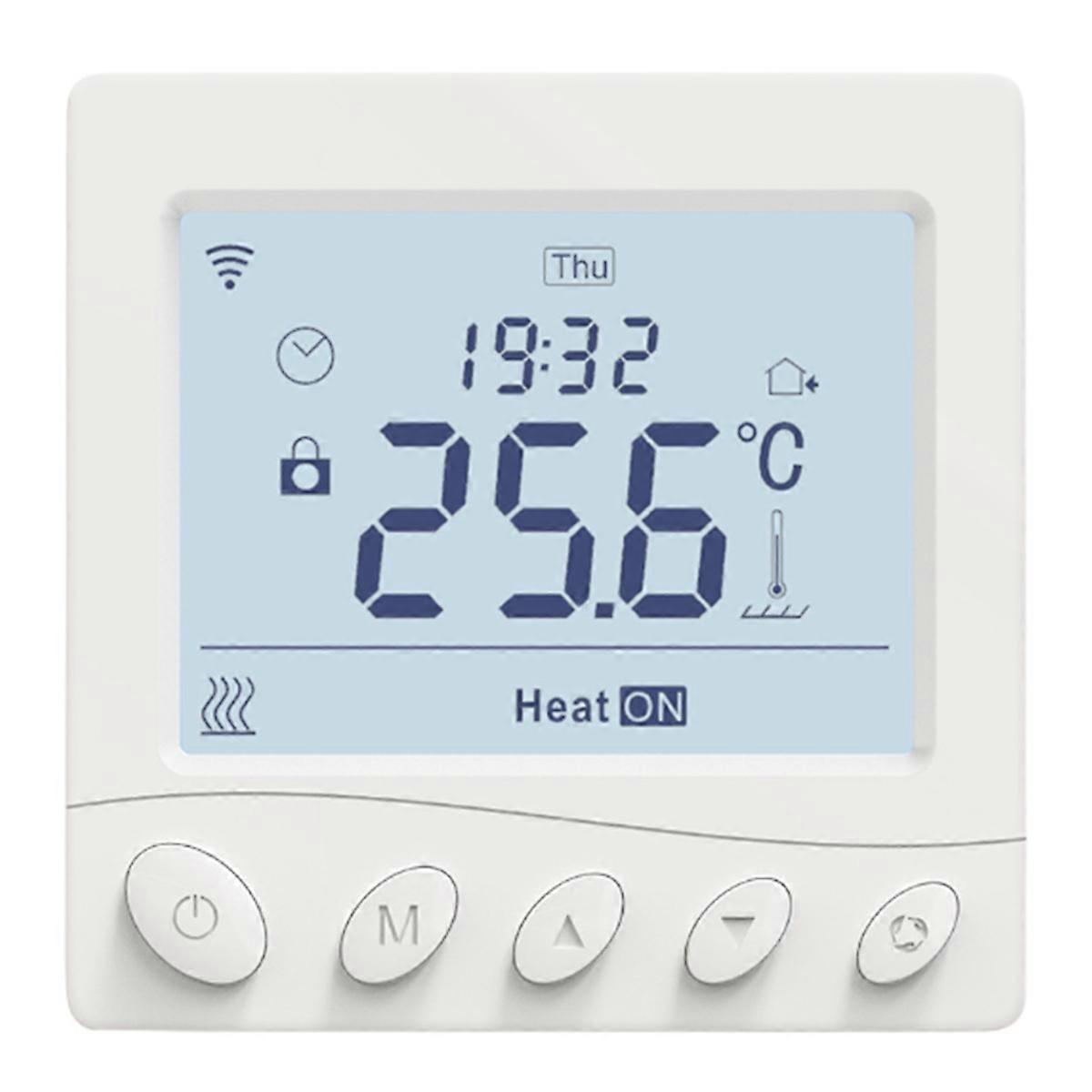 Wlan-thermostat, Raumtemperaturregler, Fußbodenheizung, Gasheizkessel, Steuerungs-app, Kompatibel Mit Hausautomationssystemen