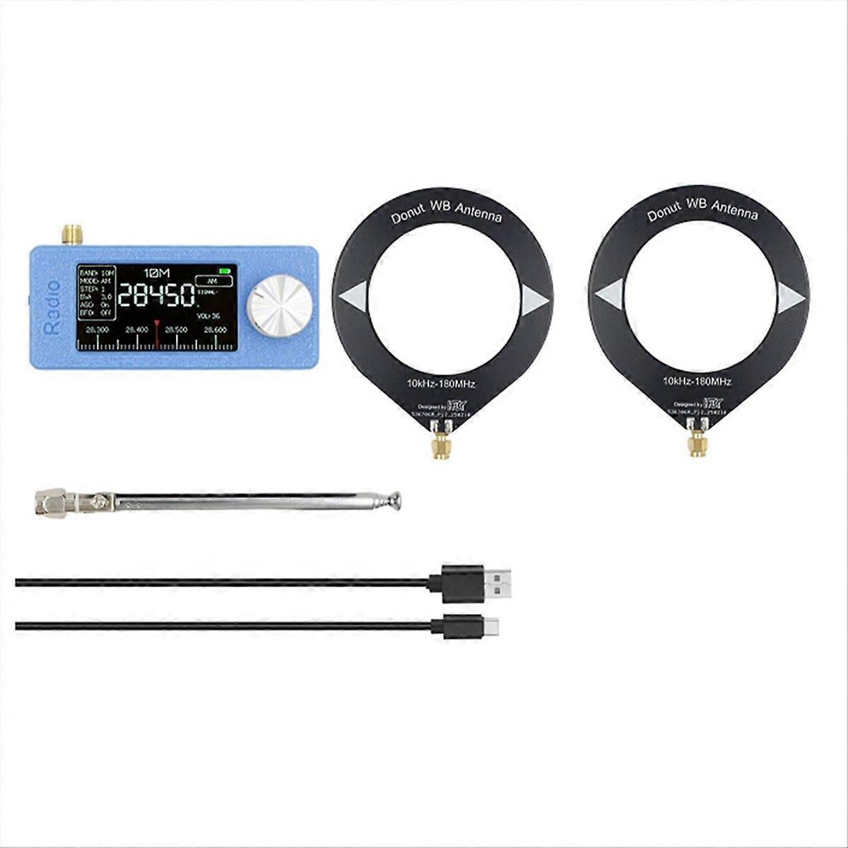 Si4732 Tragbares Radio 10 Khz–180 Mhz Lsb Usb Am/fm Mini-taschenradio Mit Sma-schnittstelle, Allband-radioempfänger
