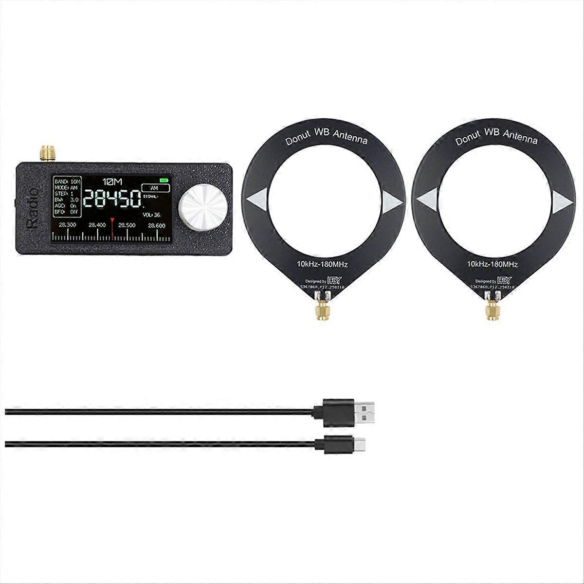 Si4732 Miniatur-tragbares Radio 10 Khz–180 Mhz Lsb Usb Am/fm, Allband-radioempfänger Mit Antenne