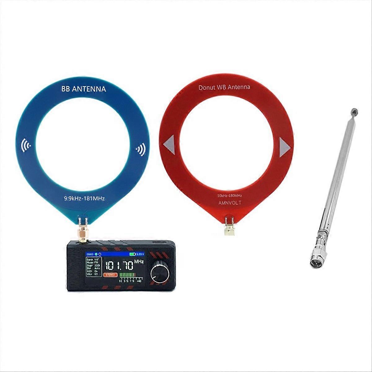 Si4732 Miniatur-radioempfänger 10 Khz–180 Mhz Lsb Usb Am/fm Alle Bänder, Mini-taschenradio Mit Hf/sw/mw/vhf-antenne