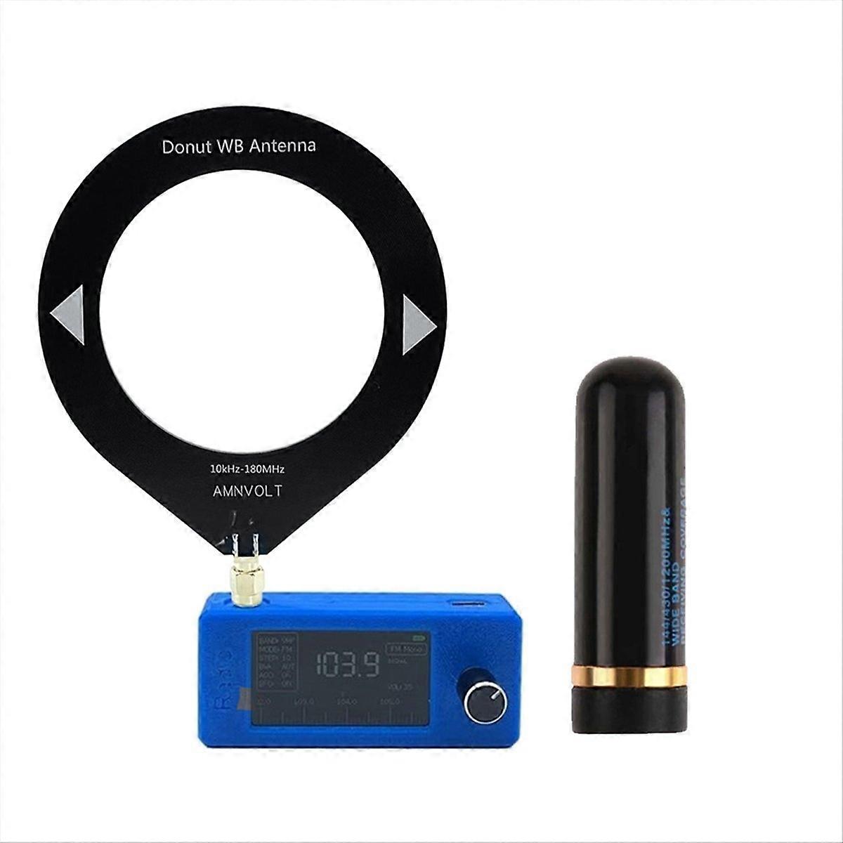 Si4732 Miniatur-tragbarer Kurzwellenradioempfänger 10 Khz–180 Mhz + Robuste Antenne Sw Lw Am Fm Ssb