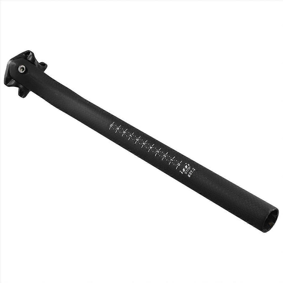 Carbon-sattelstütze Mit 27,2–350 Mm Versatz / Carbonfaser-halbschalen-rennrad-sattelstütze, Kompatibel Mit Sätteln Mit Carbon-gestell