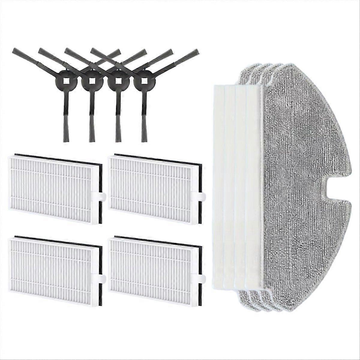 Ersatzteile Für Die M1-seitenbürste: Hepa-filter Und Bürstenpads.