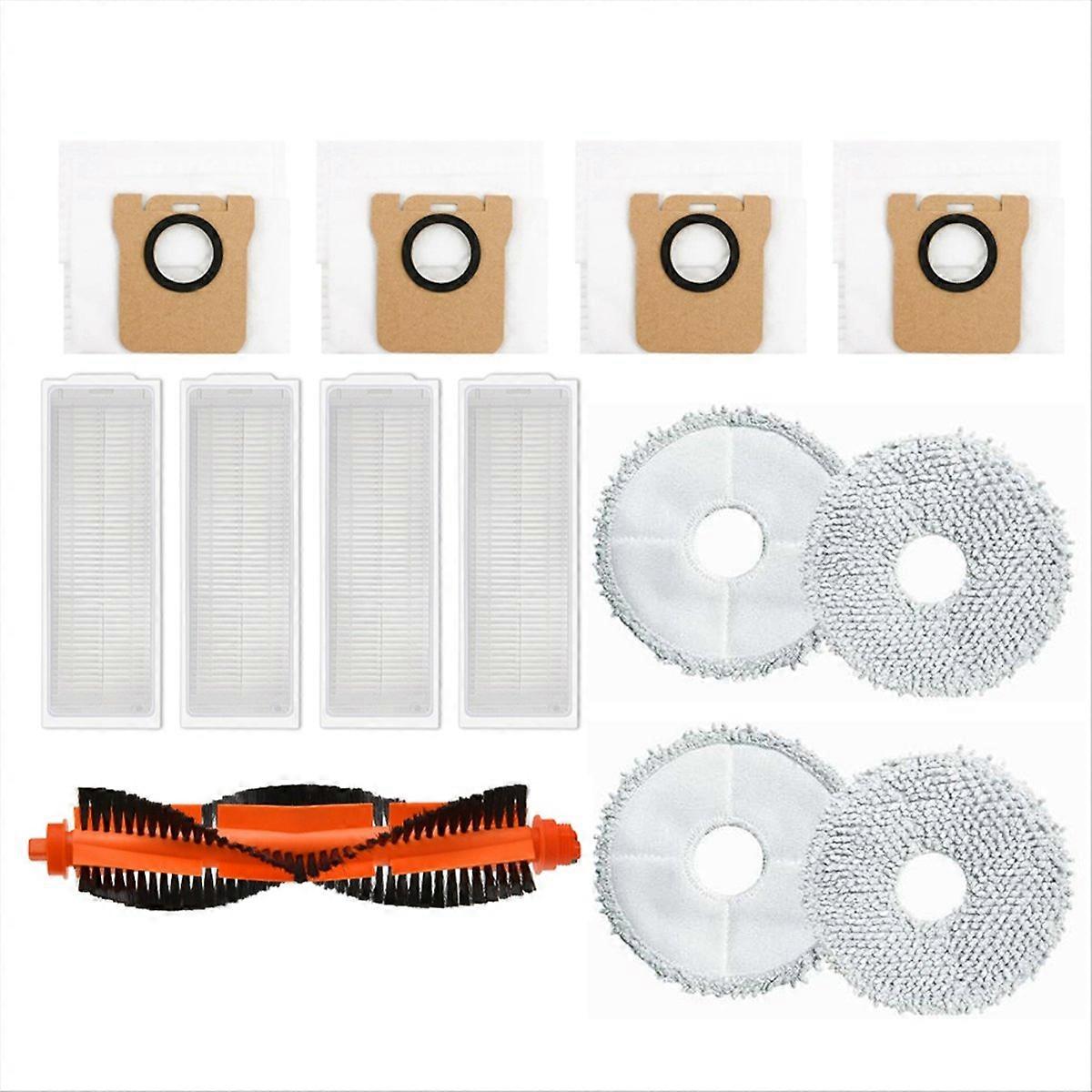 Ersatzteile: Hauptbürste, Hepa-filter, Reinigungstuch, Staubbeutel