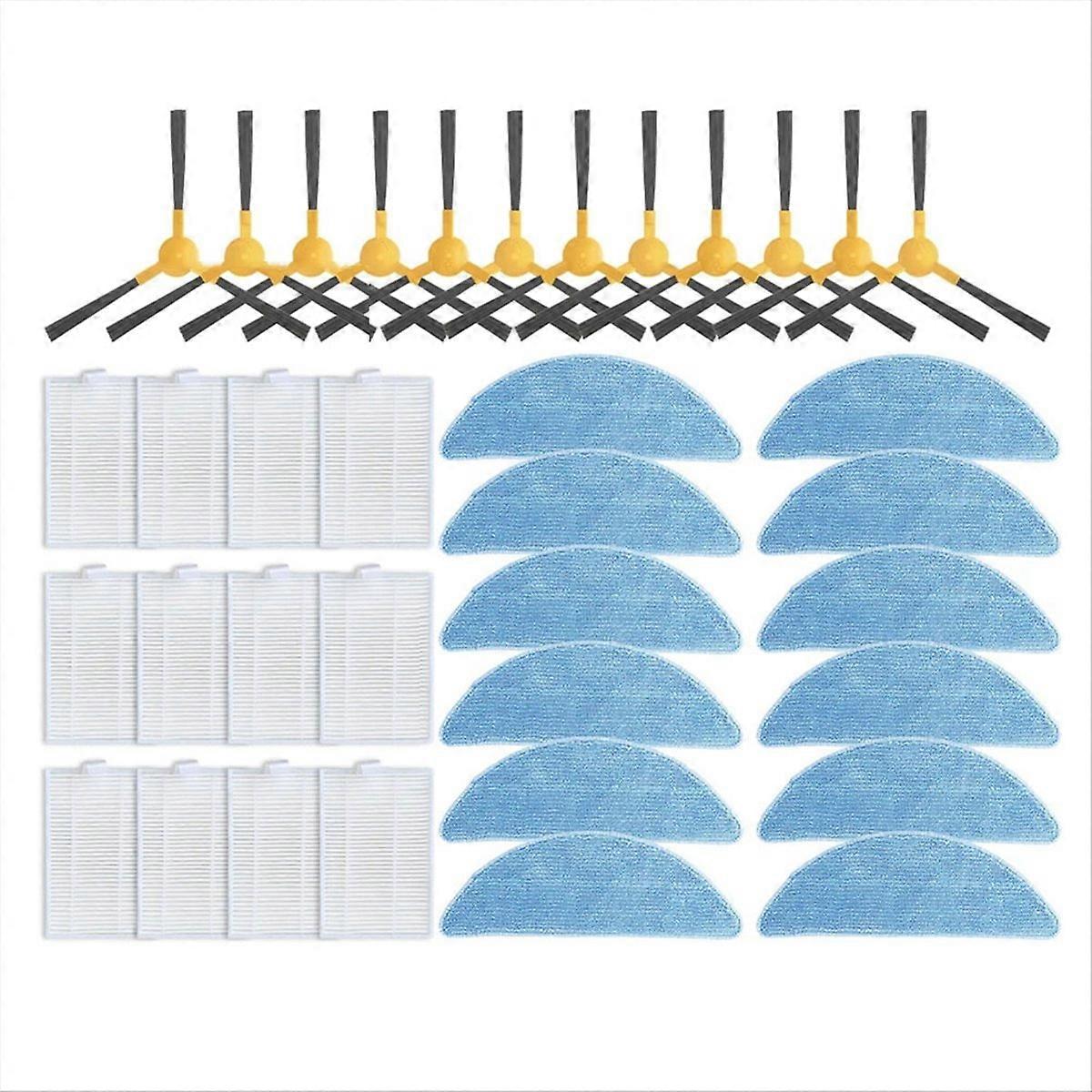 Für Rv-r670s Ersatzseitenbürste, Hepa-filter, Reinigungspads, A