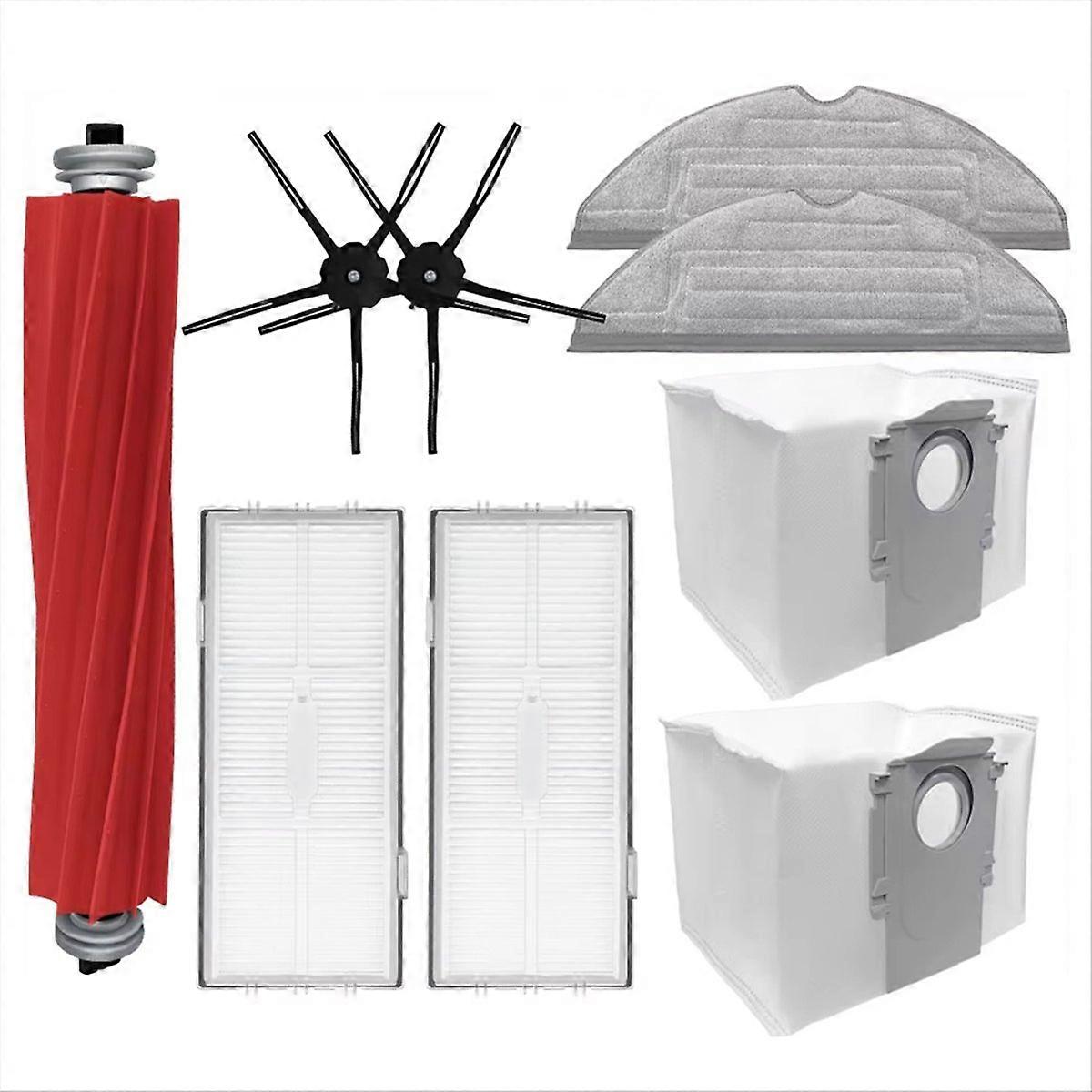 Für Seitenwalzenbürste, Staubbeutel, Mopphalter, Filter