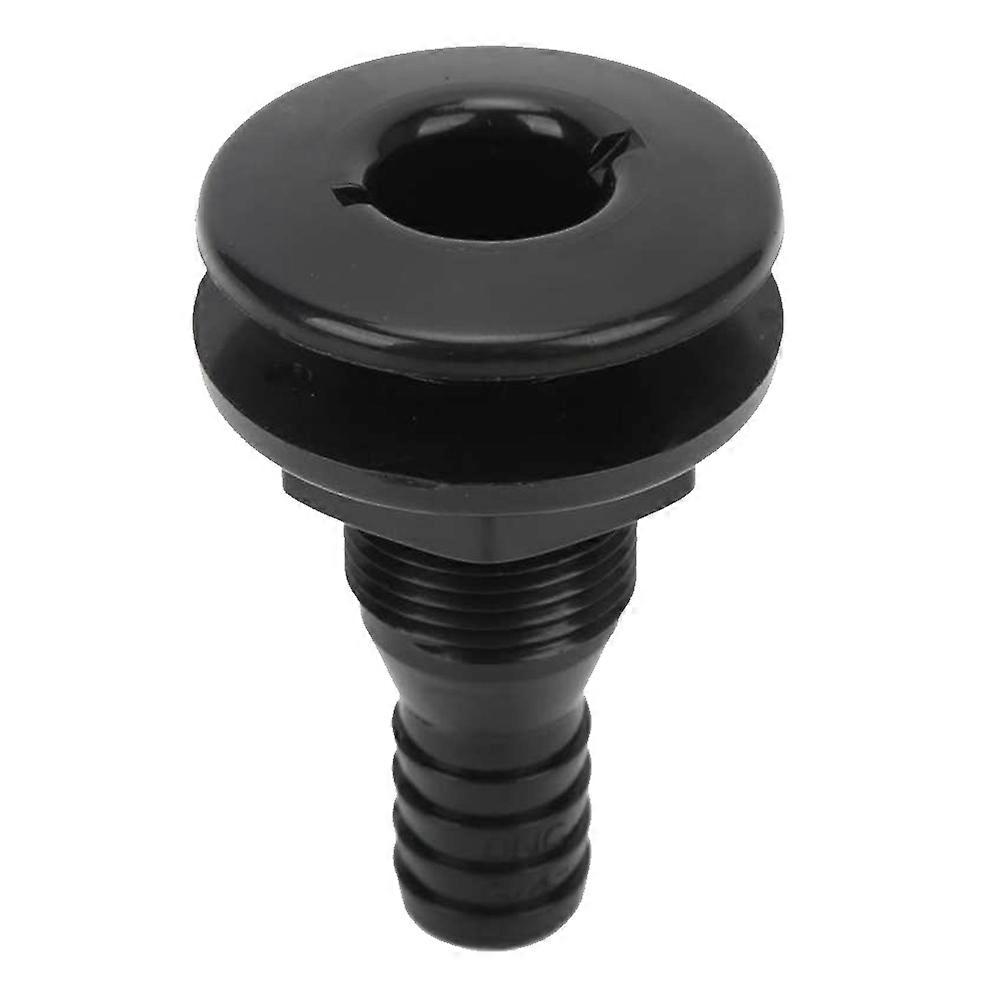3/4" Schwarzer Abs-rumpfdurchführungsanschluss Für Bootswasserablauf