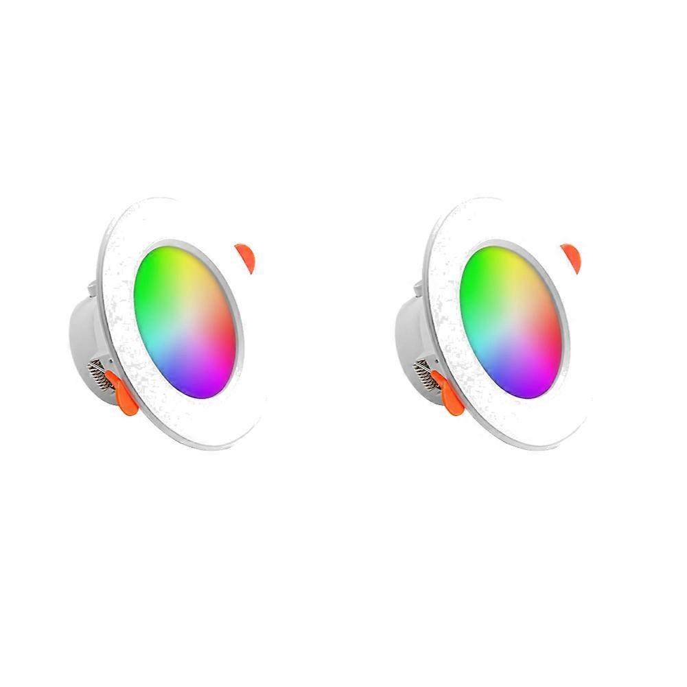 Runder Rgb-smart-spot Mit Bluetooth-kompatibilität, 2700k-6500k, Ideal Zur Dekoration Von Wohn- Und Schlafzimmern.