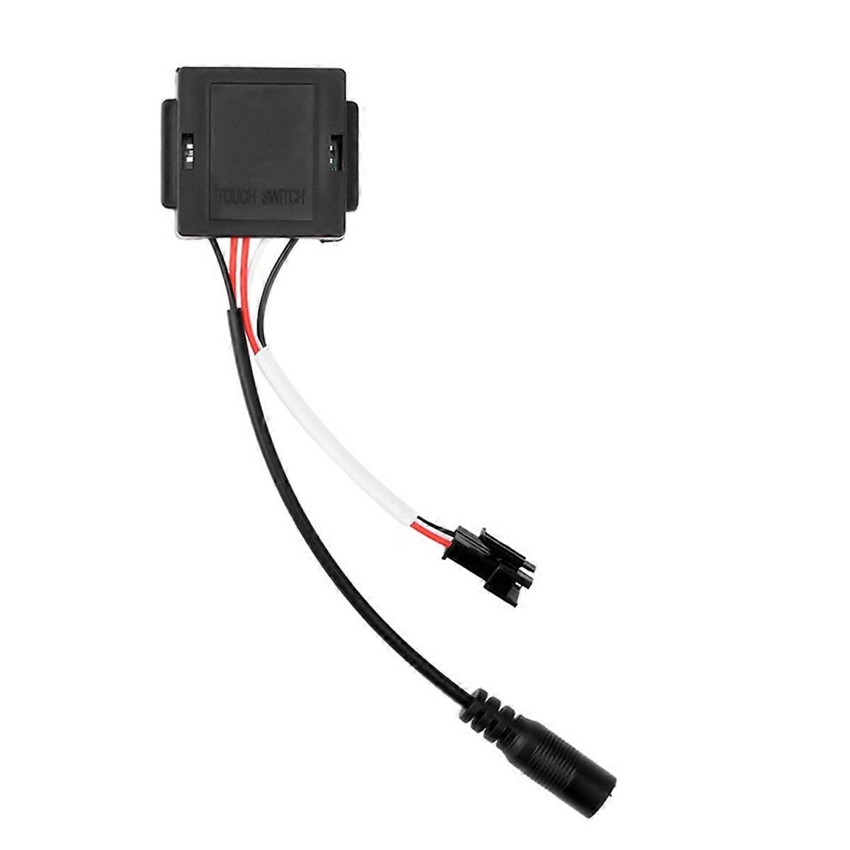 Intelligenter Touch-schalter 5-12v Dc 3a 36w Mit Zweifarbiger Led-beleuchtung Und Temperaturregelung.