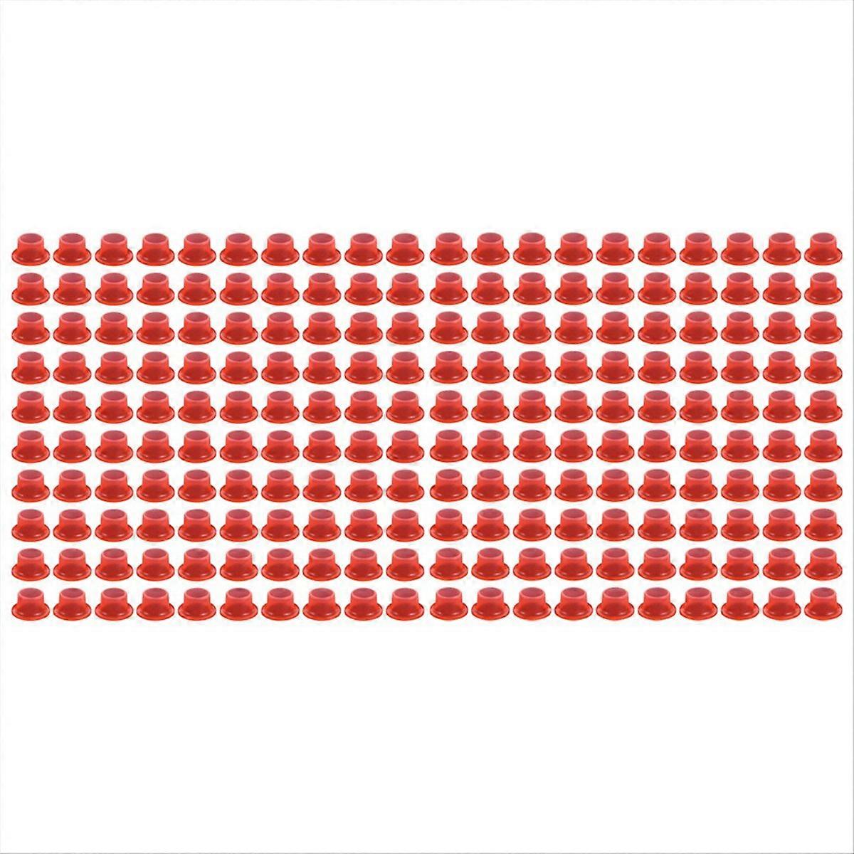 Rote, Transparente Dichtungsscheibe Für Wasserhähne, 100er-packung