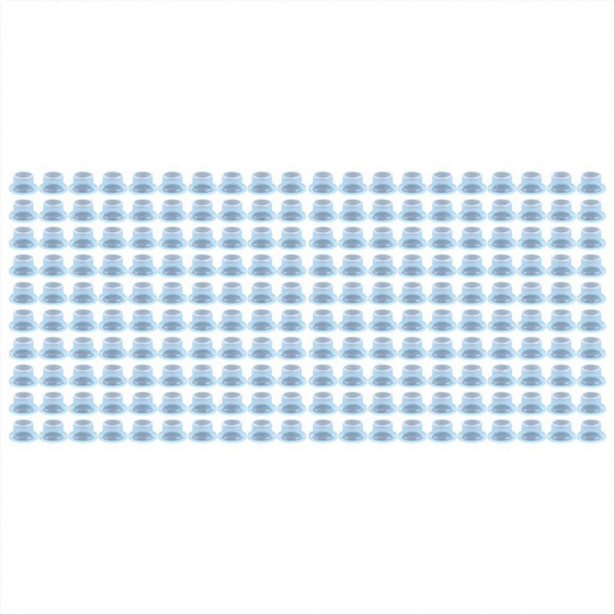 Dichtungsring Für Wasserhähne, Rohrdichtung, Transparent Blau, Packung Mit 100 Stück