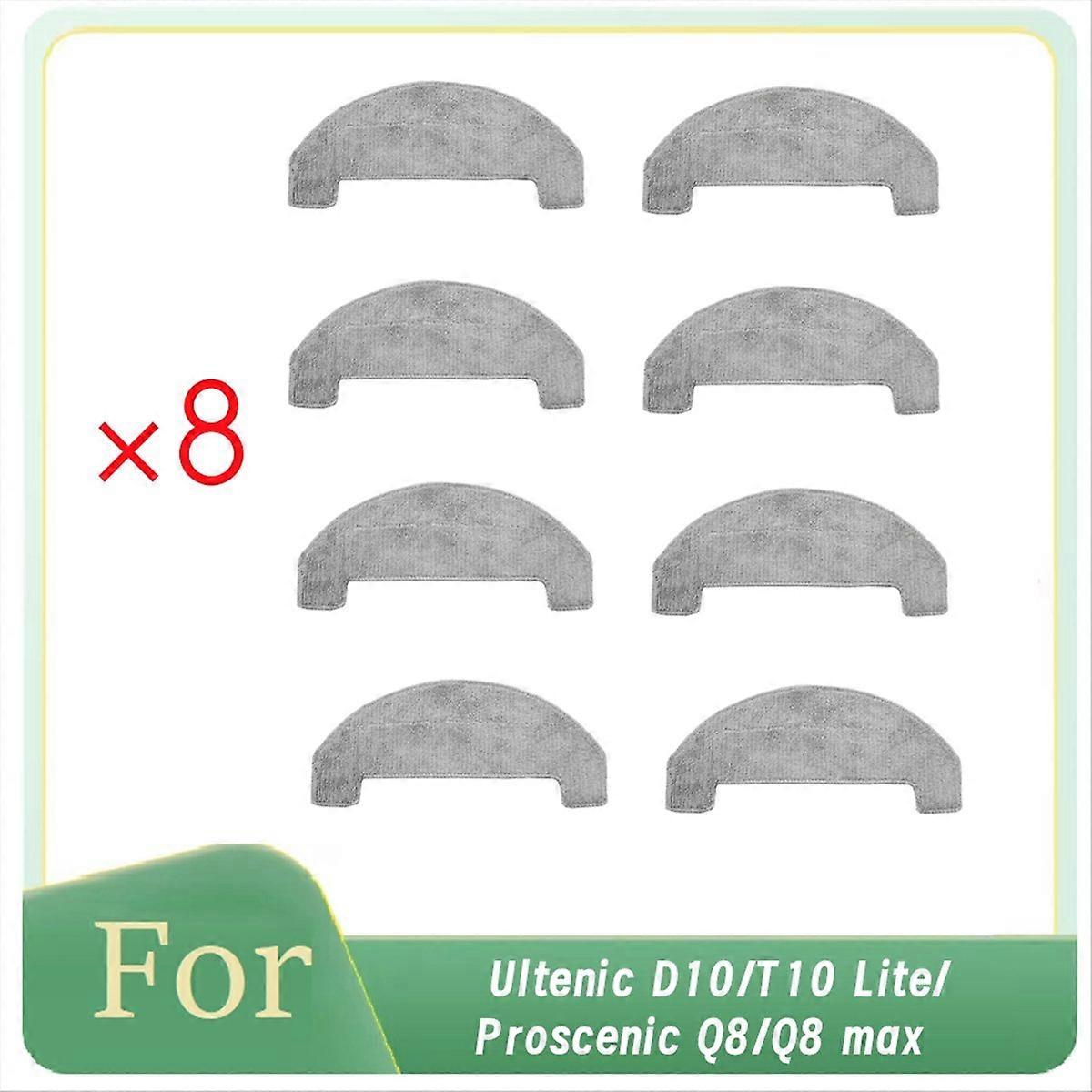 Reinigungstücher Für Staubsauger D10/t10 Lite/q8/q8 Max - Zubehör Und Ersatzteile (8 Stück)