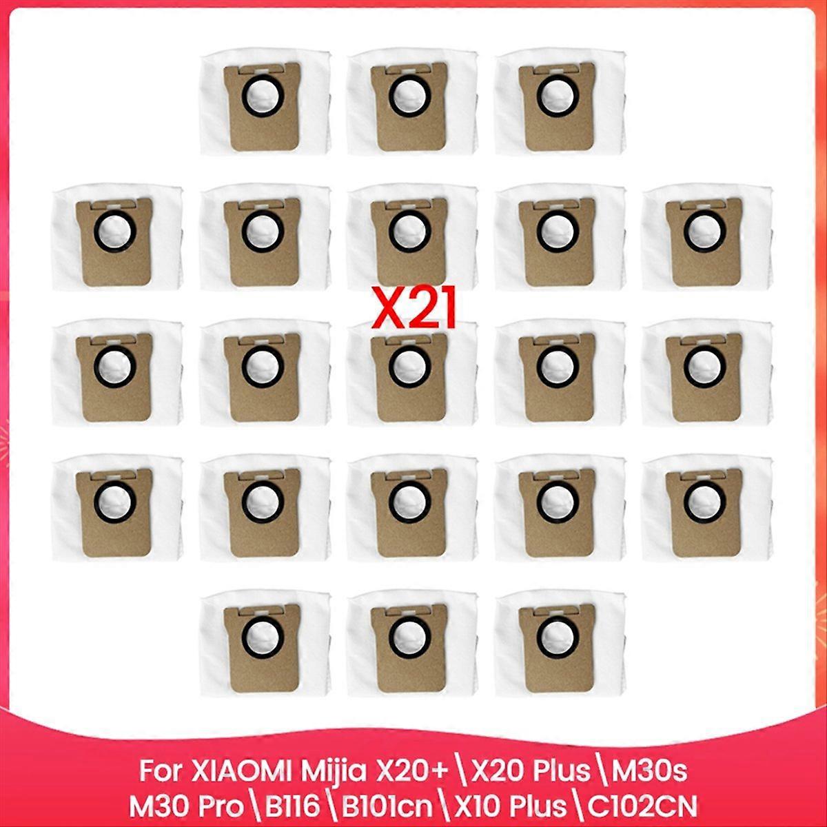 21 Staubbeutel Für Staubsauger Der Modelle X20+/x20 Plus/m30s/m30 Pro/b116/b101cn/x10 Plus/c102cn – Ersatzteile