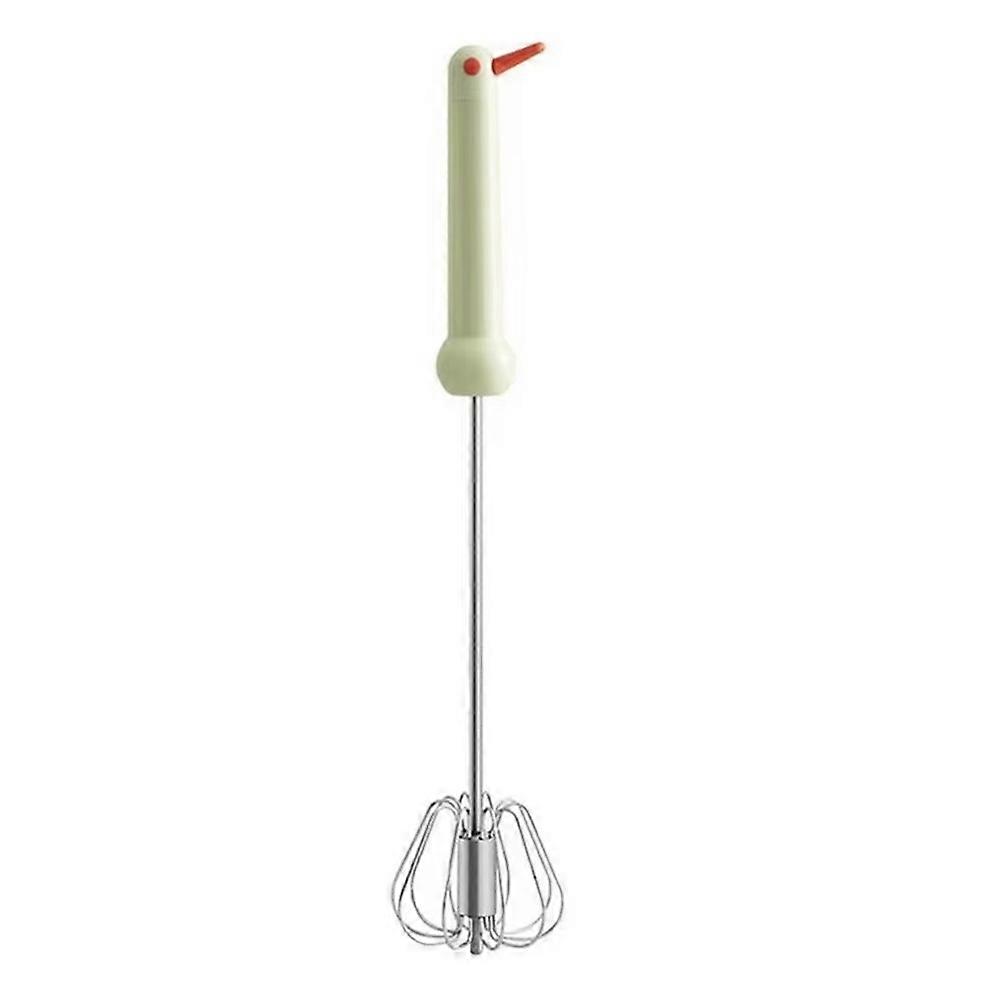 Halbautomatischer Eierquirl Aus Edelstahl Mit Schneebesen Und Sahnerührer, Ideal Zum Backen, Kochen Und Für Kuchen.