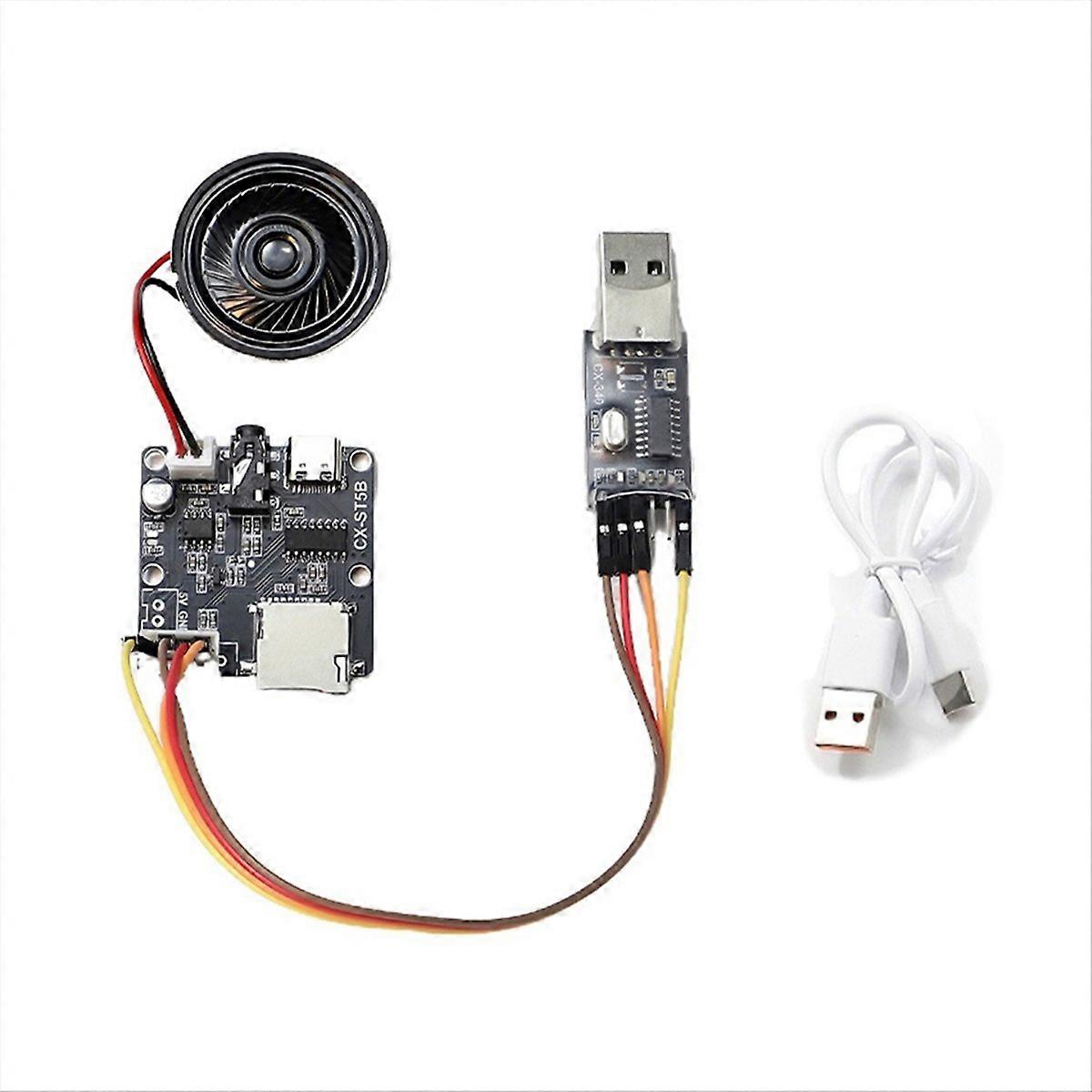 -st5b Mp3-sprachchip-modul Für Serielle Schnittstelle, Kundenspezifisches Audiomodul Für Sprachübertragung, Einzelchip-audio-kit Mit Steuertriggern