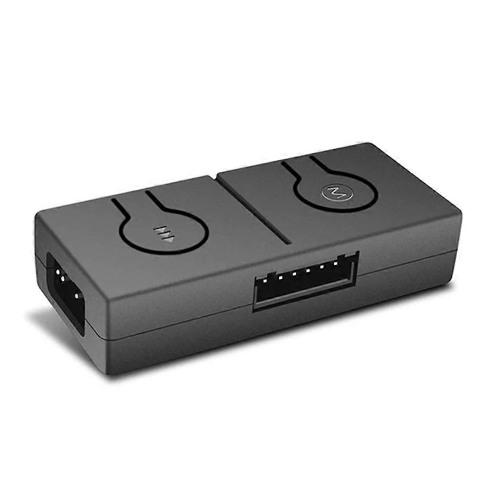 5v 3-pin Argb Auf 12v 4-pin Rgb-konverter Für Gehäuselüfter Mit 3-wege-splitter Für 3-pin Rgb-mainboards