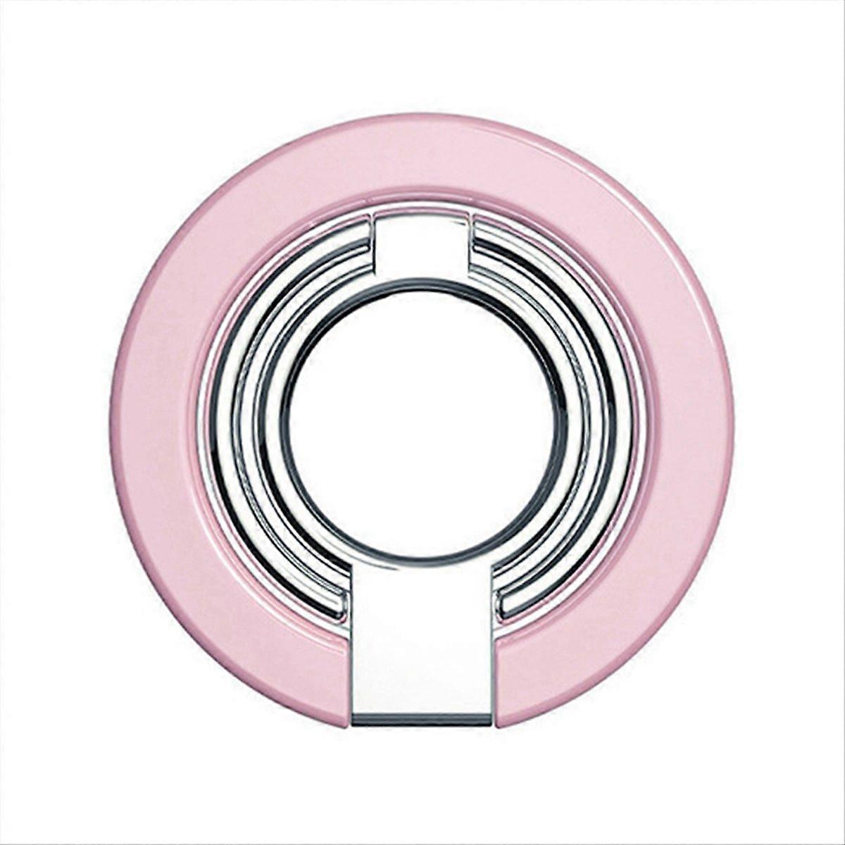Magnetischer Handyhalter Mit Ring, 180° Drehbar, Ultradünn Und Pinkfarbene Befestigung
