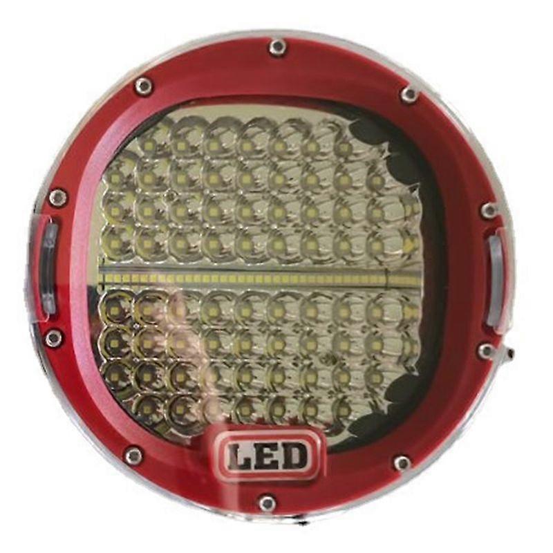 7-zoll-led-arbeitsscheinwerfer (rot) Für Das Dach Von Geländewagen (4x4).