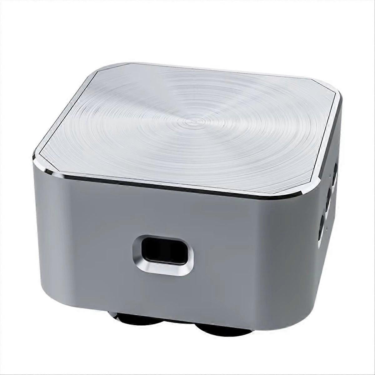 Knochenleitungs-bluetooth-lautsprecher Mit Fm-radio, Resonant Audio-lautsprecher, Kabelloser Stereoklang, Silber