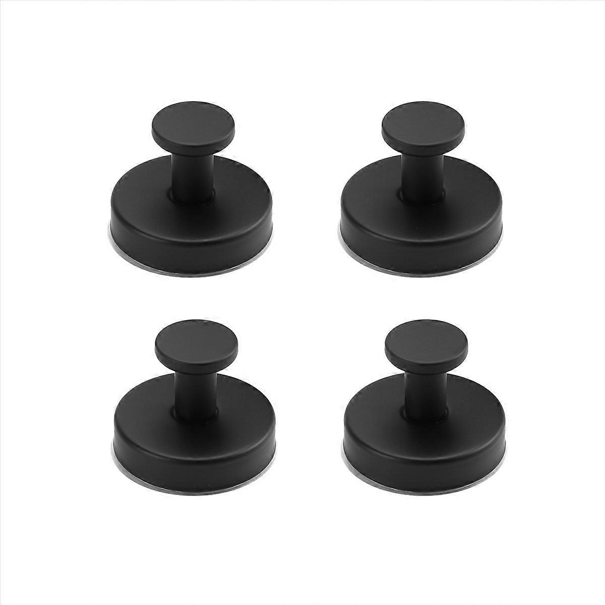 Set Mit 4 Leistungsstarken Metall-saugnapfhaken, Geeignet Für Das Badezimmer.