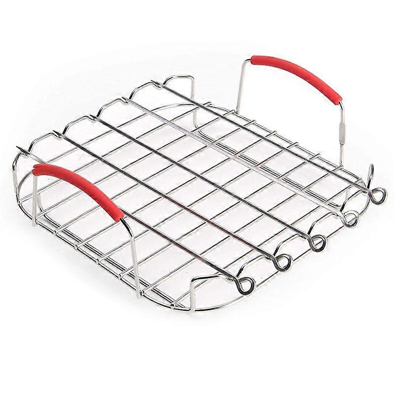 Mehrzweck-quadrat-kochrost Für Heißluftfritteusen Aus Edelstahl