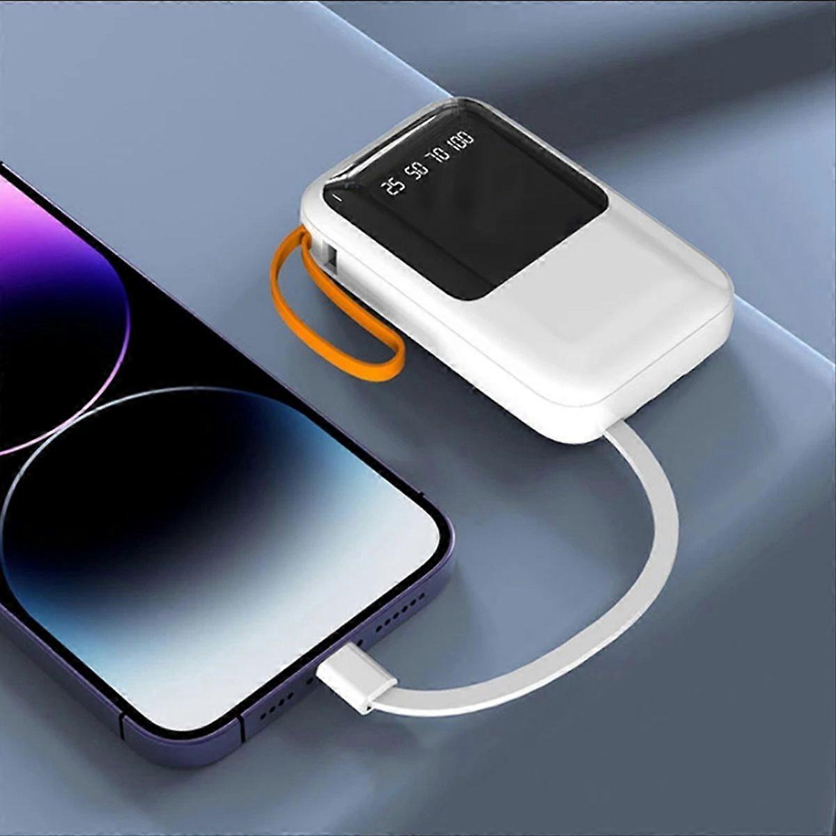 4-in-1 Externes Batteriegehäuse Für 3 18650-batterien Mit Integriertem Aufbewahrungsfach Und Ladegerät.