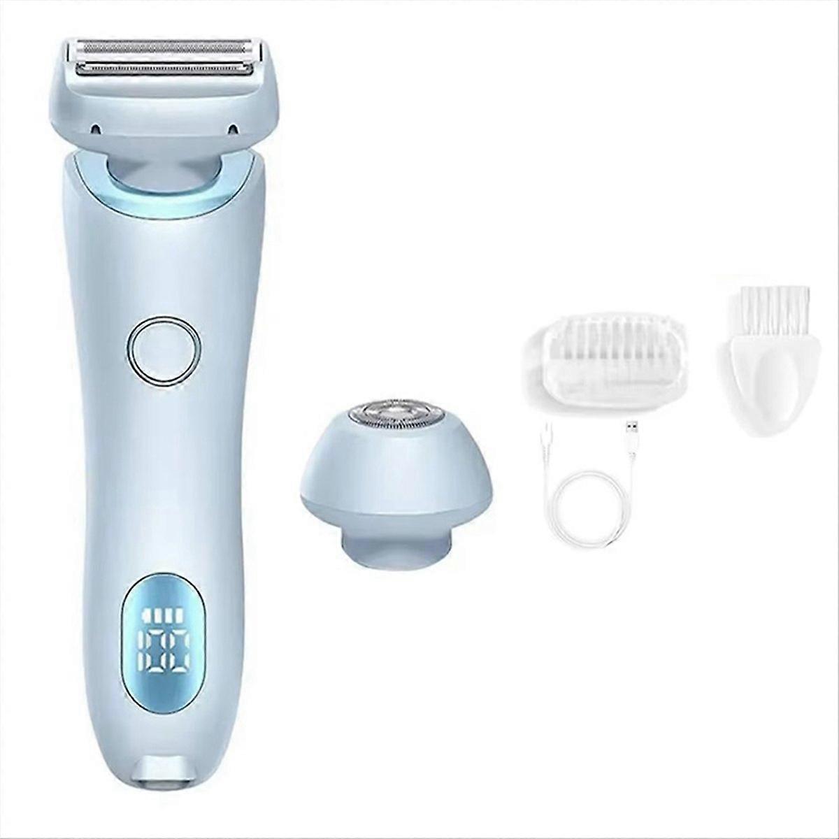 2-in-1-elektrorasierer Für Frauen: Bikinitrimmer, Gesichtsrasierer, Achsel-, Bein- Und Körperhaarentfernung.