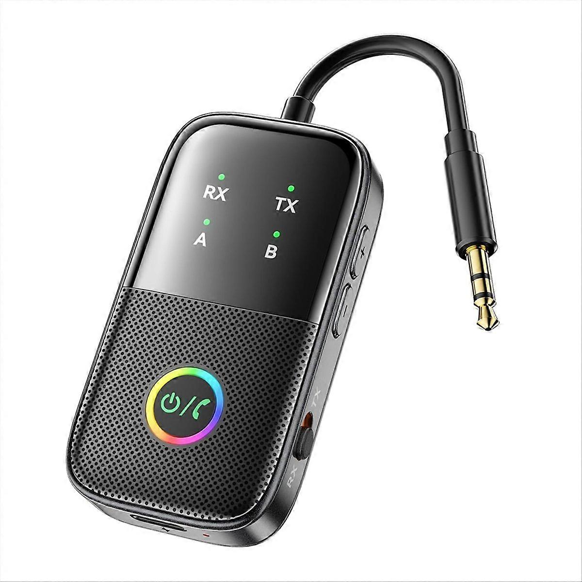 Bluetooth-transceiver, 2-in-1 Bluetooth V5.2-adapter Für Flugzeuge, Fitnessstudios Und Auto-/heimstereoanlagen