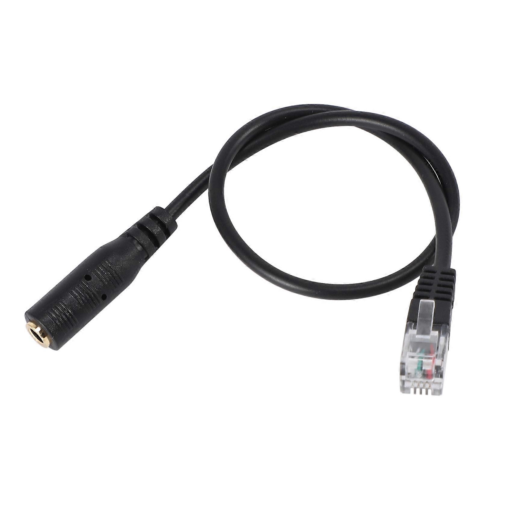 3,5-mm-klinkenstecker Auf Rj9-adapterkabel Für Kopfhörer Und Tischtelefone