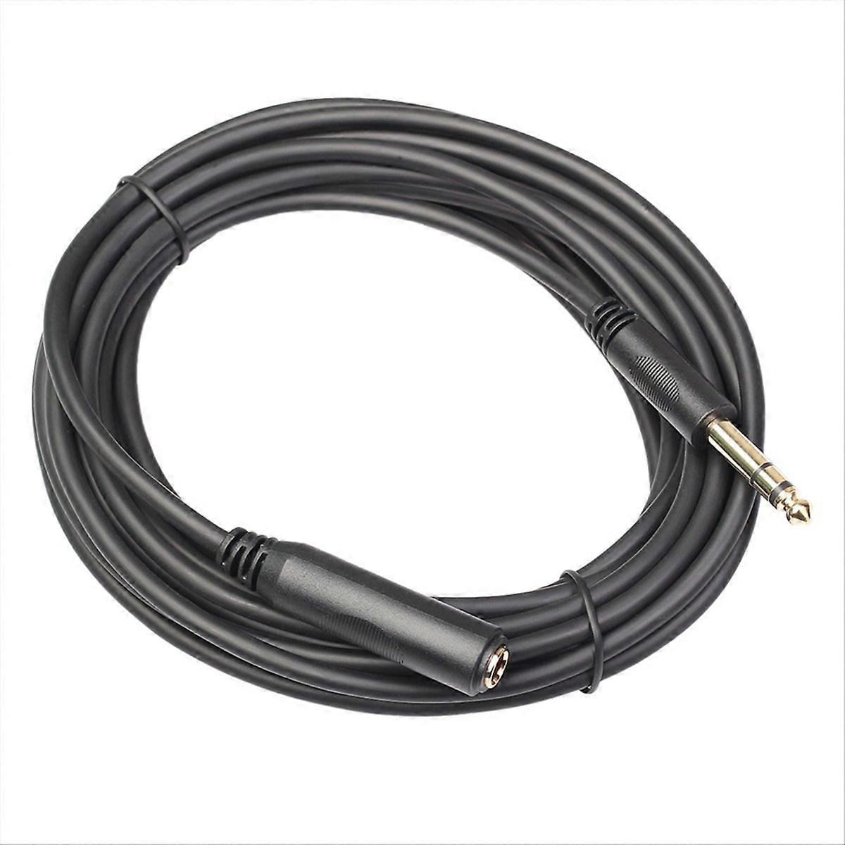 6,35 Mm Stecker Auf 1/4" Trs Buchse Stereo-verlängerungskabel (180 Cm)