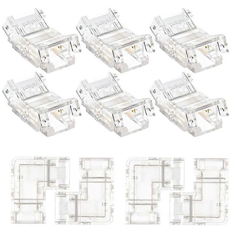 Set Mit 10 8-mm-2-pin-cob-led-steckverbindern Für 8-mm-cob-led-streifen