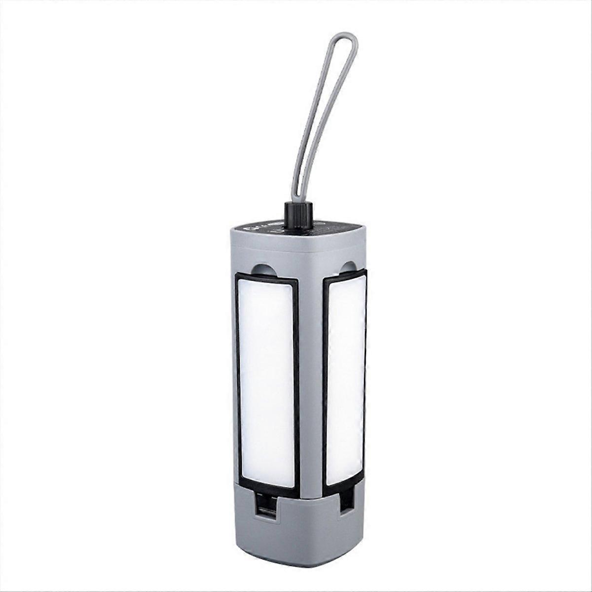 Faltbare Und Tragbare Teleskop-campinglampe Zum Aufhängen Am Zelt, Mit 1800-mah-akku Und Akkuanzeige. Notlaterne B.
