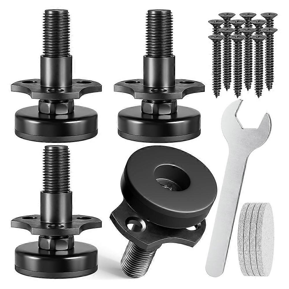 Verstellbare Nivellierfüße, 4-teiliges Set Mit 3/8"-16 Gewinde-t-muttern