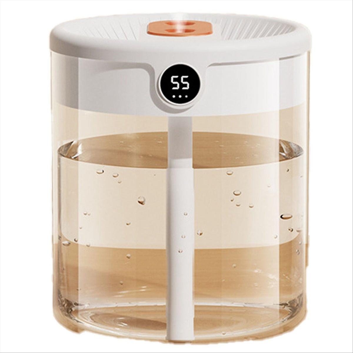 H2o Luftbefeuchter Mit Zwei Düsen Und Lcd-feuchtigkeitsanzeige, Weiß