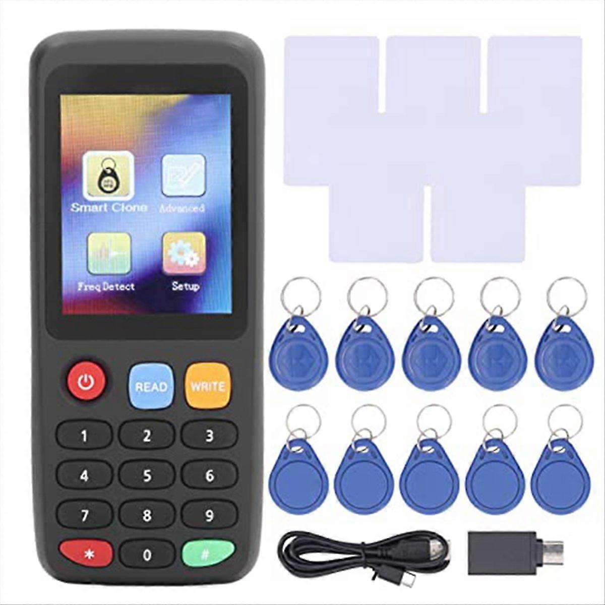 Nfc X7 Kartenleser, Rfid Smartcard-kopierer Mit Ic-farbbildschirm (set 1)