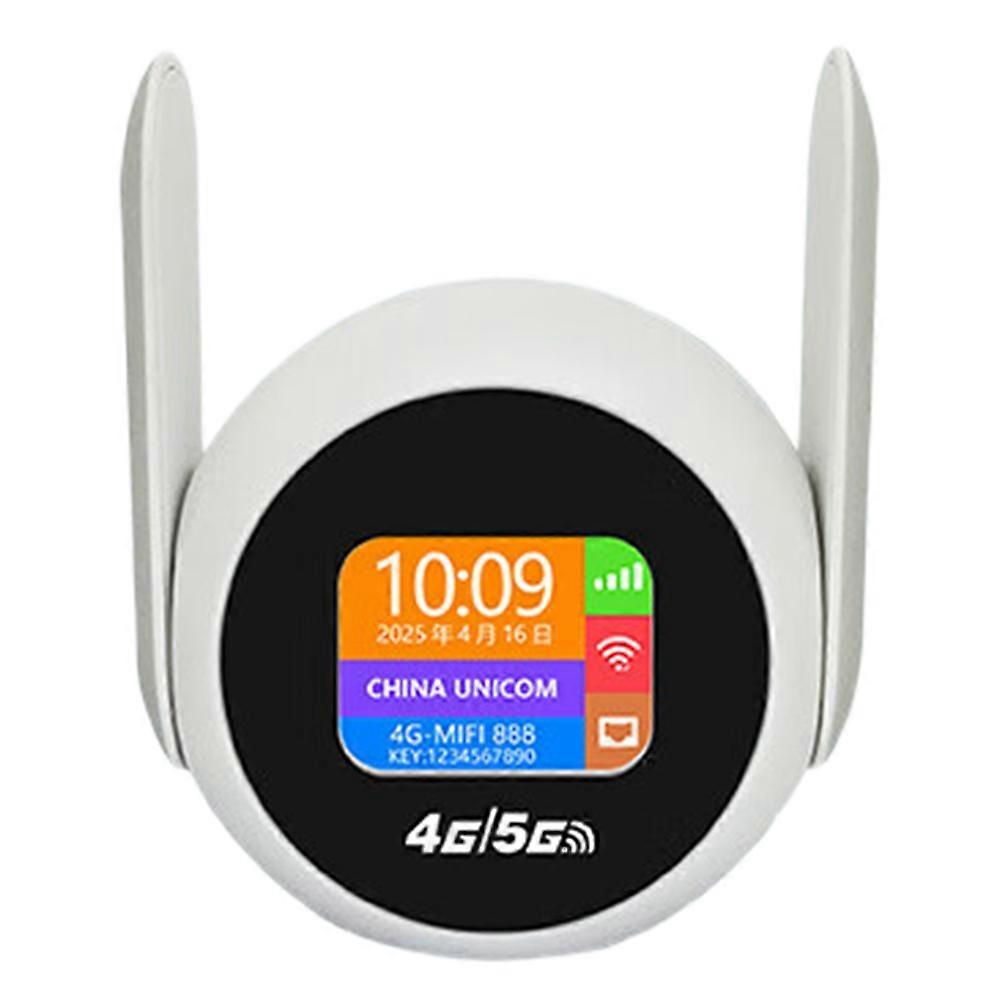 Q50 4g-router Mit Lcd-hochgeschwindigkeits-cpe-display, Sim-kartensteckplatz, Tragbarem Wi-fi 6, Dual-antenne, 1 Wan/lan-anschluss, Outdoor-router