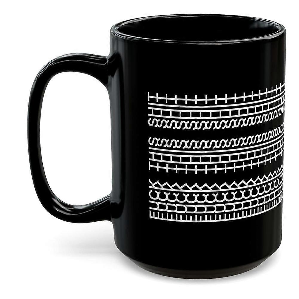 Witzige Kaffeetasse – Ideales Geschenk Für Kollegen, Freunde Oder Familie – Schwarze Keramiktasse – 44 Cl