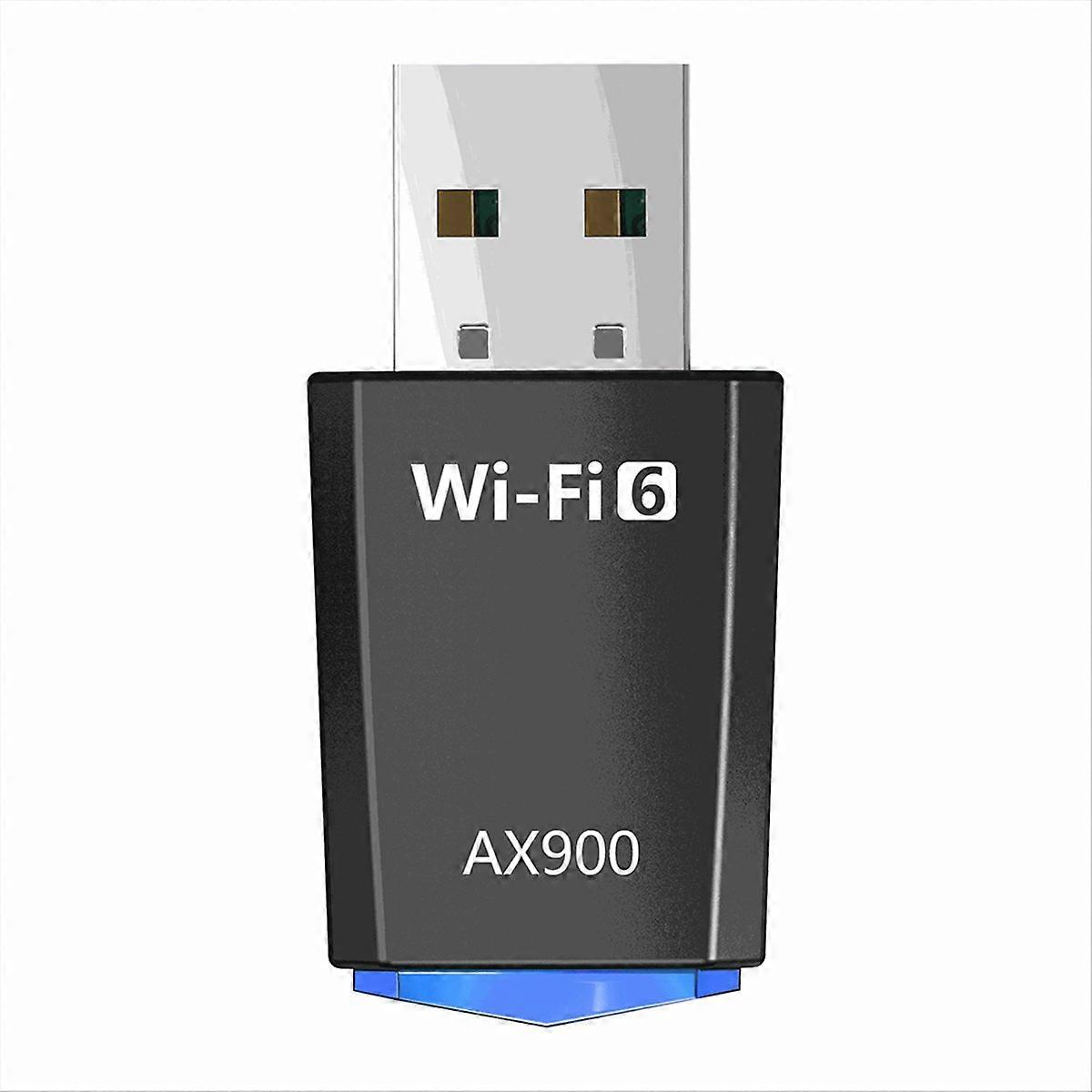 Ax900 Wifi6 900 Mbps Usb Wi-fi Adapter Mit Bluetooth, Kompatibel Mit 2,4 Ghz/5 Ghz Und 802.11ax Für Laptops Mit Windows 7, 10 Und 11.