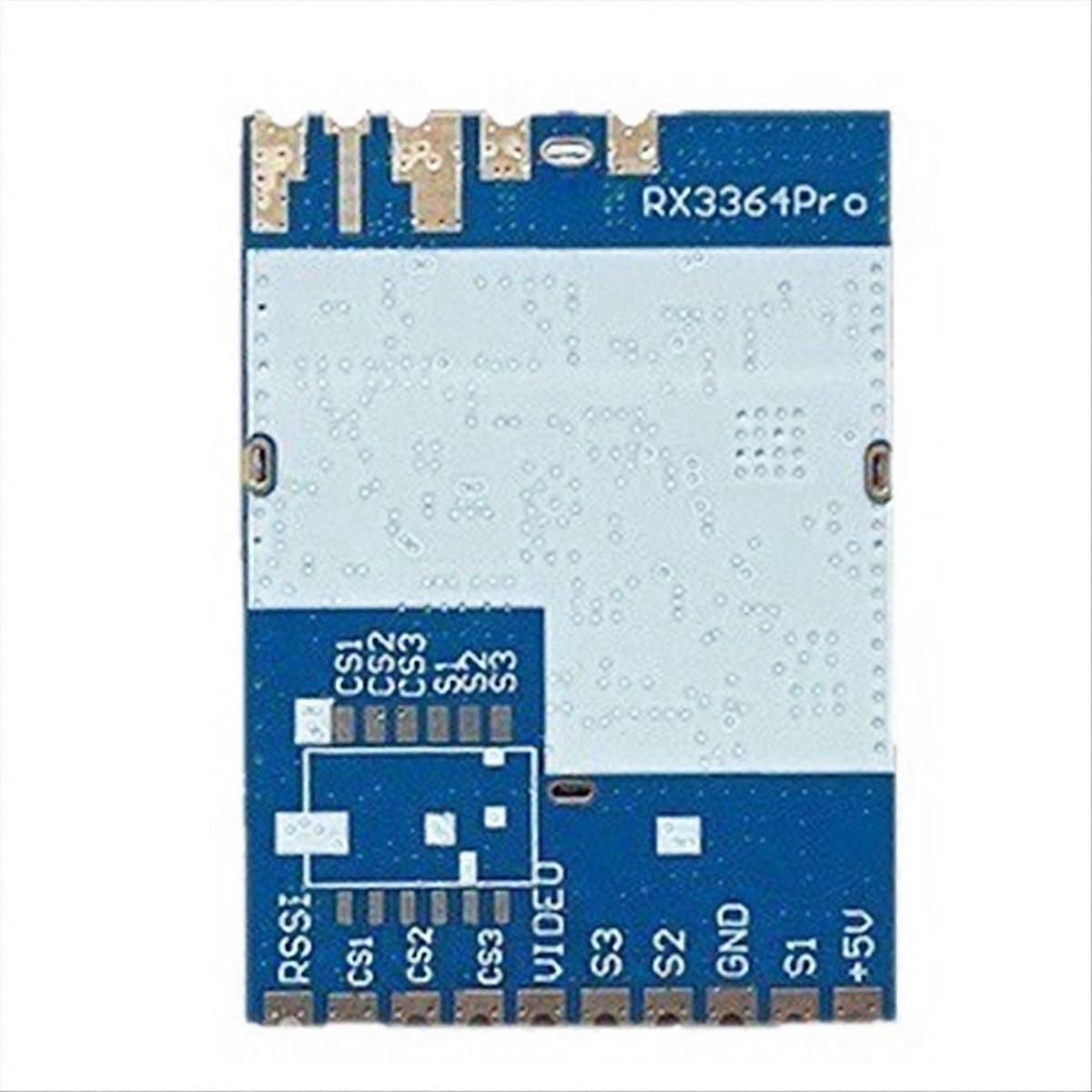 Vrx Rx3364pro 3,3-ghz-fpv-funkempfängermodul, Drahtloser Analoger Empfänger, Rssi-fpv-audio-/videomodul Für Missionen