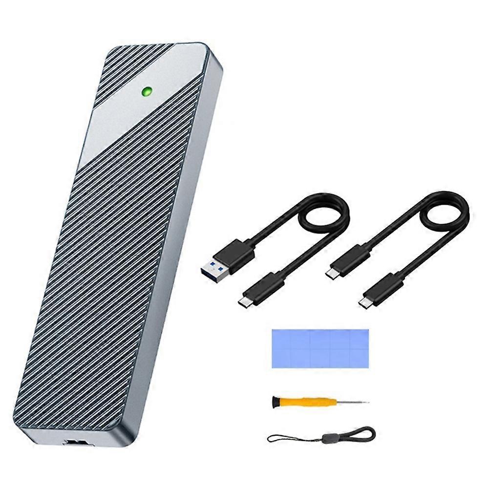 Externes Gehäuse Für M.2 Ssd, Usb 3.2, Usb Typ-c-schnittstelle, Usb 3.2, Dual-protokoll 10 Gbit/s Nvme/ngff