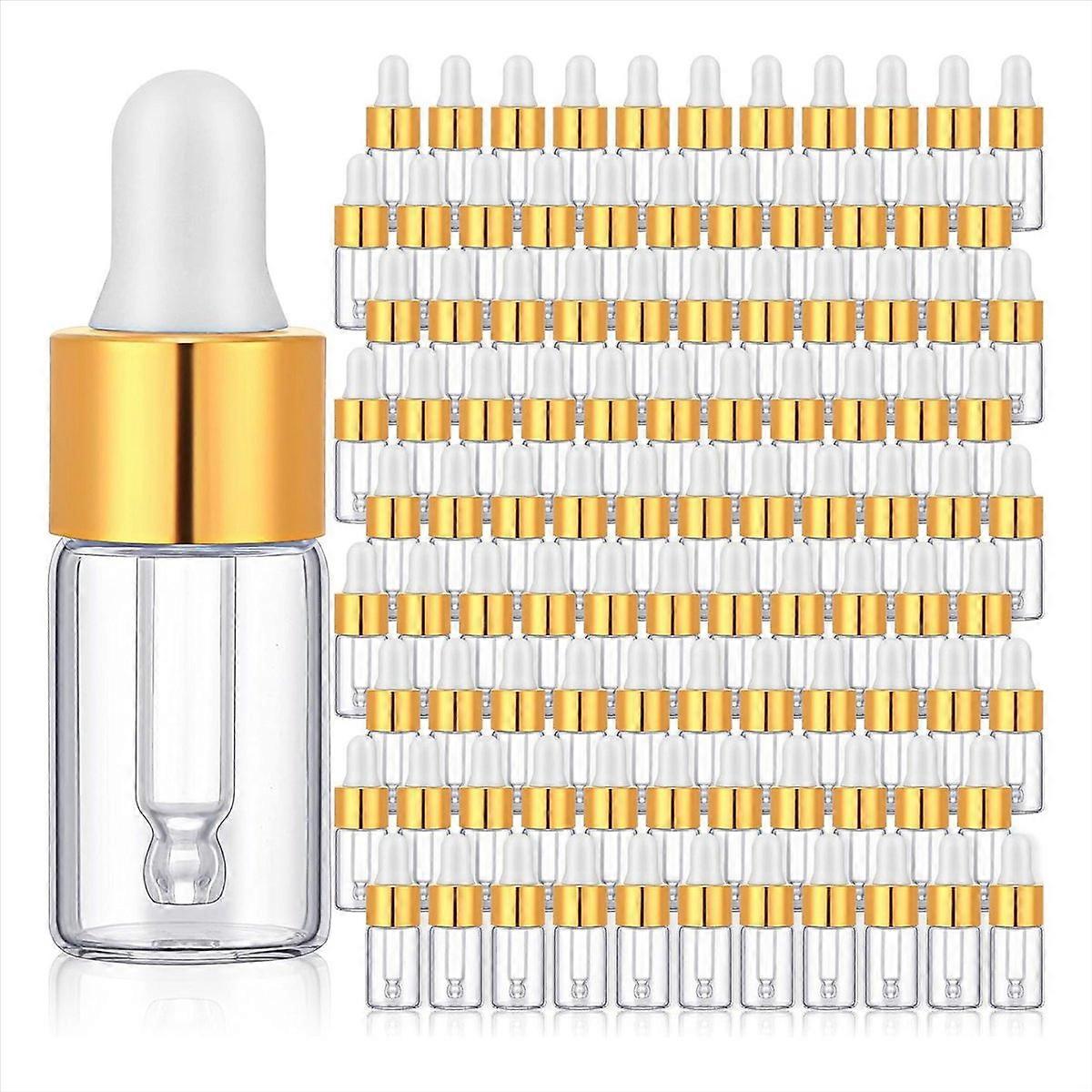 100 Glas-tropffläschchen Für Ätherische Öle (mini-fläschchen)