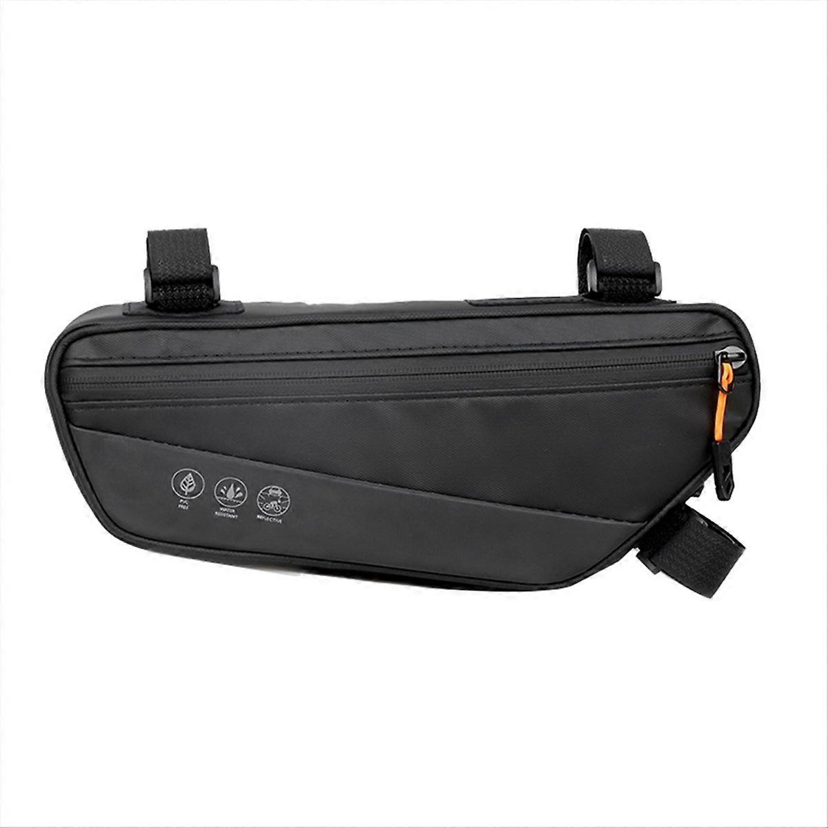 Wasserdichte Dreieckige Fahrradtasche, Großes Fassungsvermögen, Für Den Vorderen Rahmen.