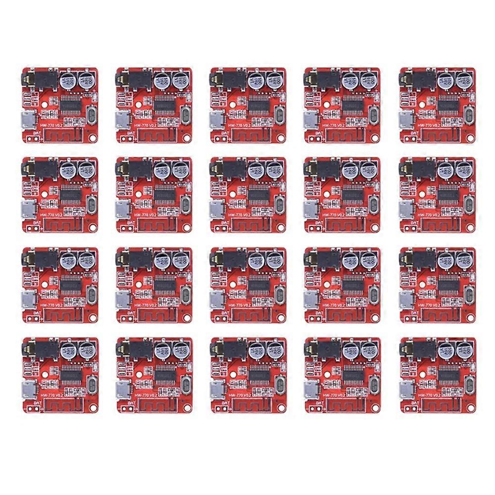 20 Bluetooth-audioempfängerkarten, Verlustfreier Mp3-decoder, 3,7–5 V Drahtloses Stereo-musikmodul Xy-bt-mini