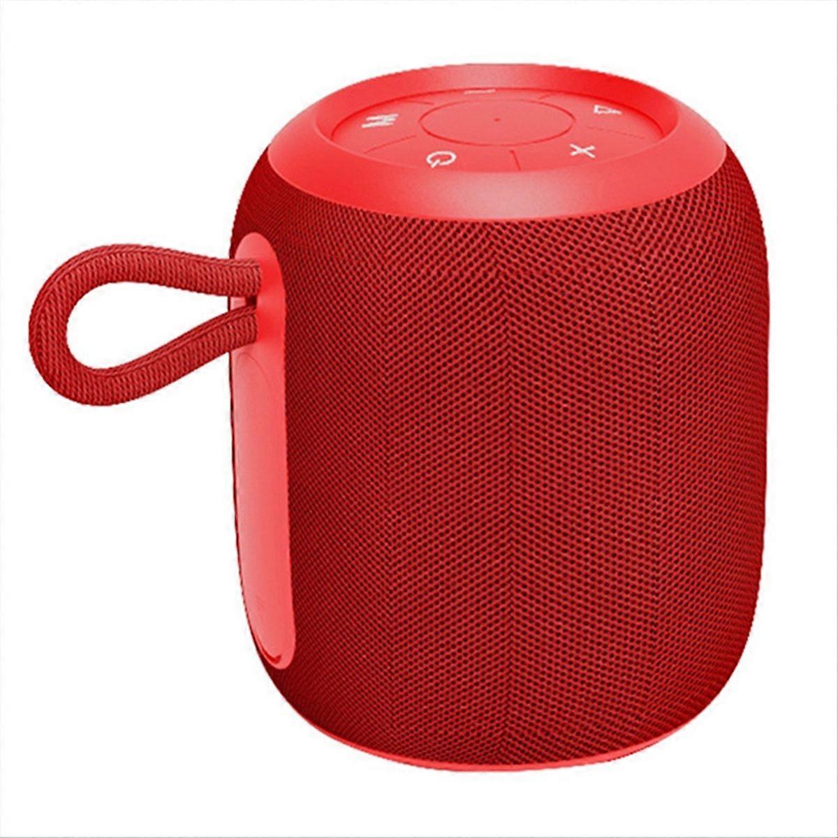 Tragbarer Kabelloser Bluetooth-lautsprecher Für Den Außenbereich Mit Kleinem Subwoofer Und Vielfältigen Funktionen (rot)