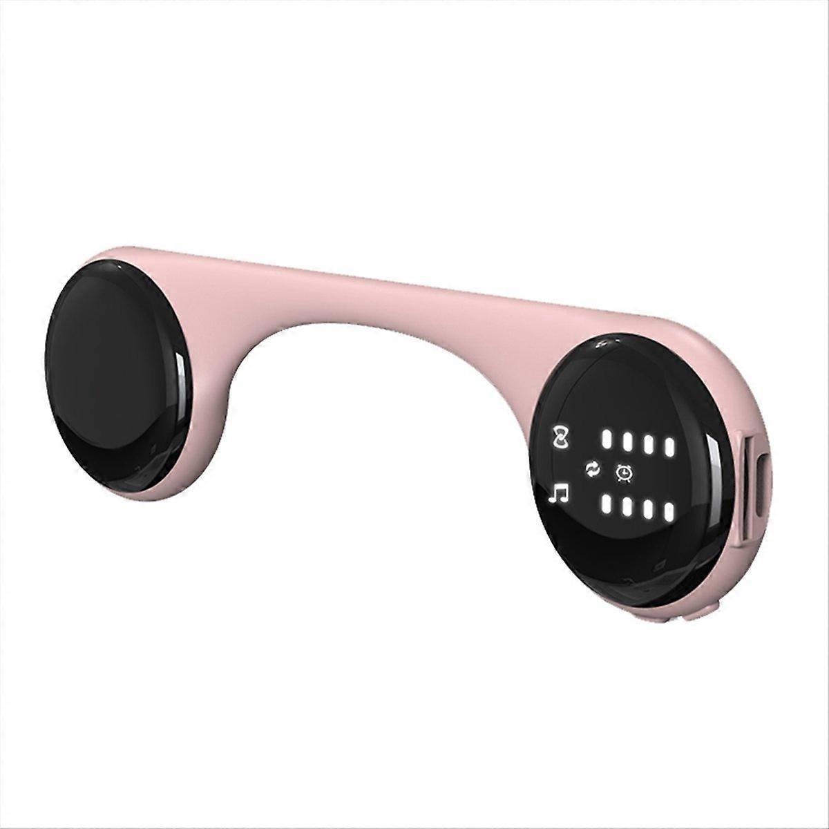 Bluetooth-lautsprecher Mit Knochenleitung Und Weißrauschen Zur Einschlafhilfe, Led-display, Tf-karten-kompatibel, Sleep-timer, Pink