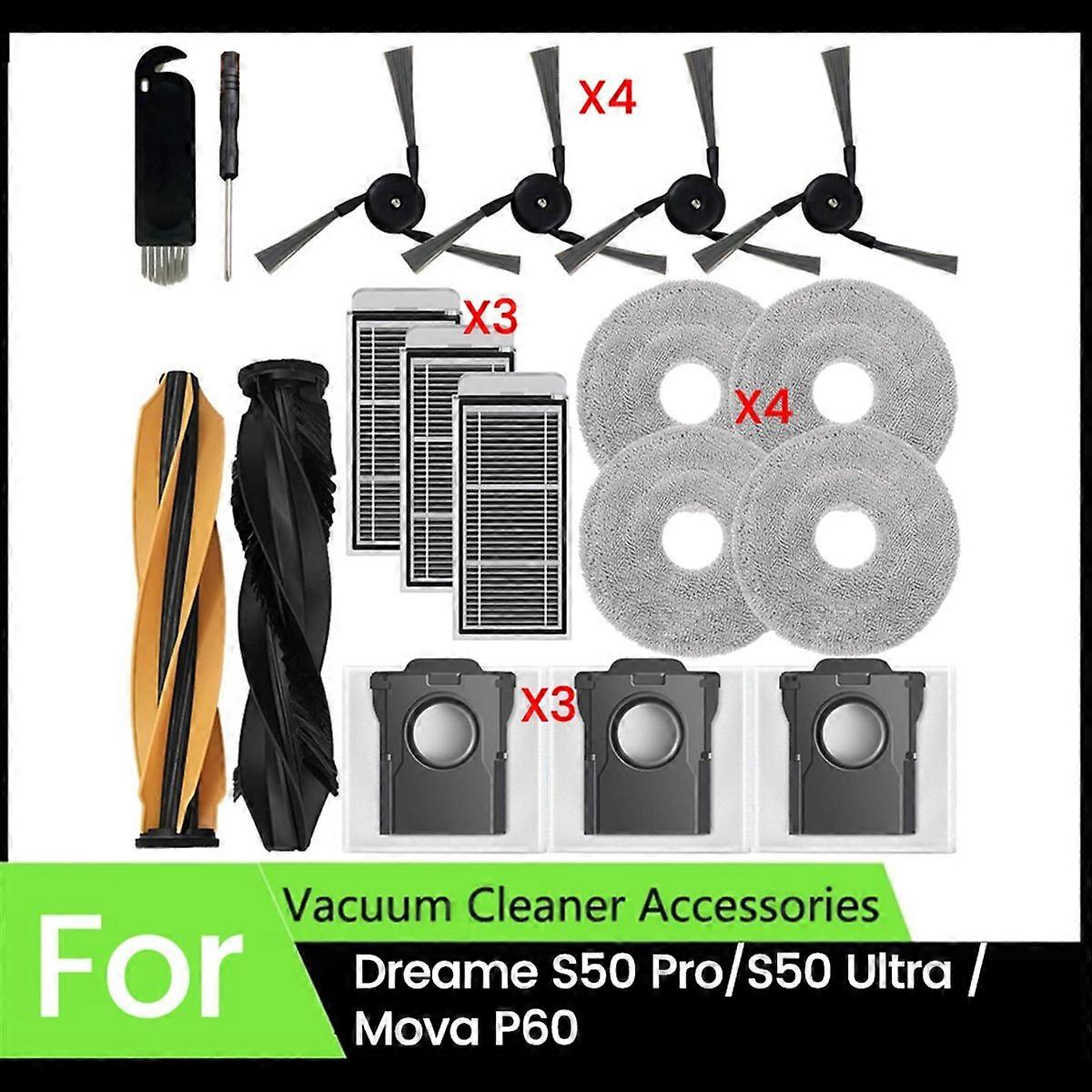 Zubehör Für Die Staubsauger S50 Pro/s50 Ultra/p60: Hauptbürste, Filter, Staubbeutel, Reinigungstücher, Ersatzteile