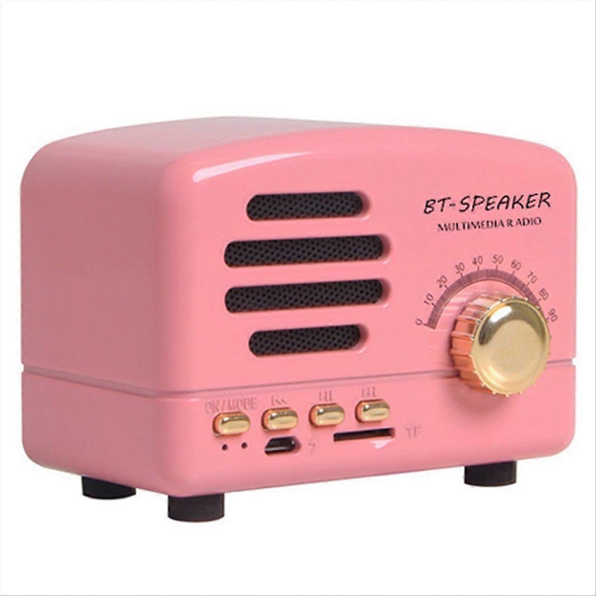Leistungsstarke Retro-bluetooth-lautsprecher, Dekorative Mini-retro-lautsprecher, Ideal Für Den Außenbereich, Küche Und Büro.