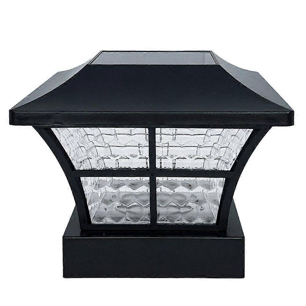 Solarbetriebene Led-leuchten Für Terrassen- Oder Zaunpfosten, Kompatibel Mit 4x4 Holzpfosten, Weißes Licht, Zur Gartendekoration.